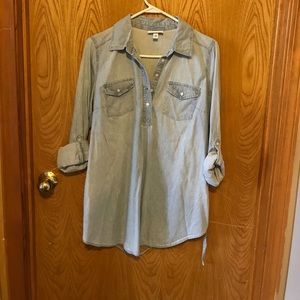 Denim maternity top Denim maternity top