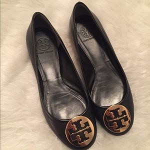 Like New Tory Burch Black Flats