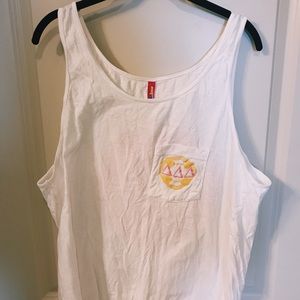Tri delta pink tank