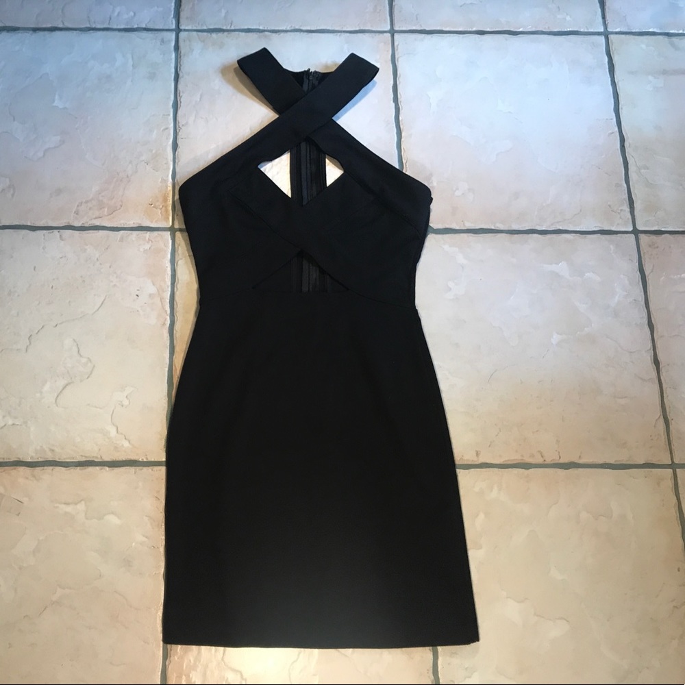 TOBI bodycon cross cross dress