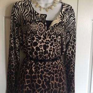 Little Bit of Bling Animal Cardigan, Size Medium