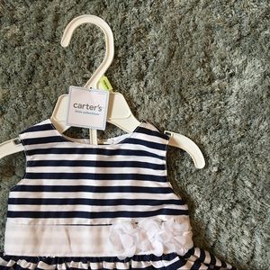 Carter's Striped Dress Size 3 Month