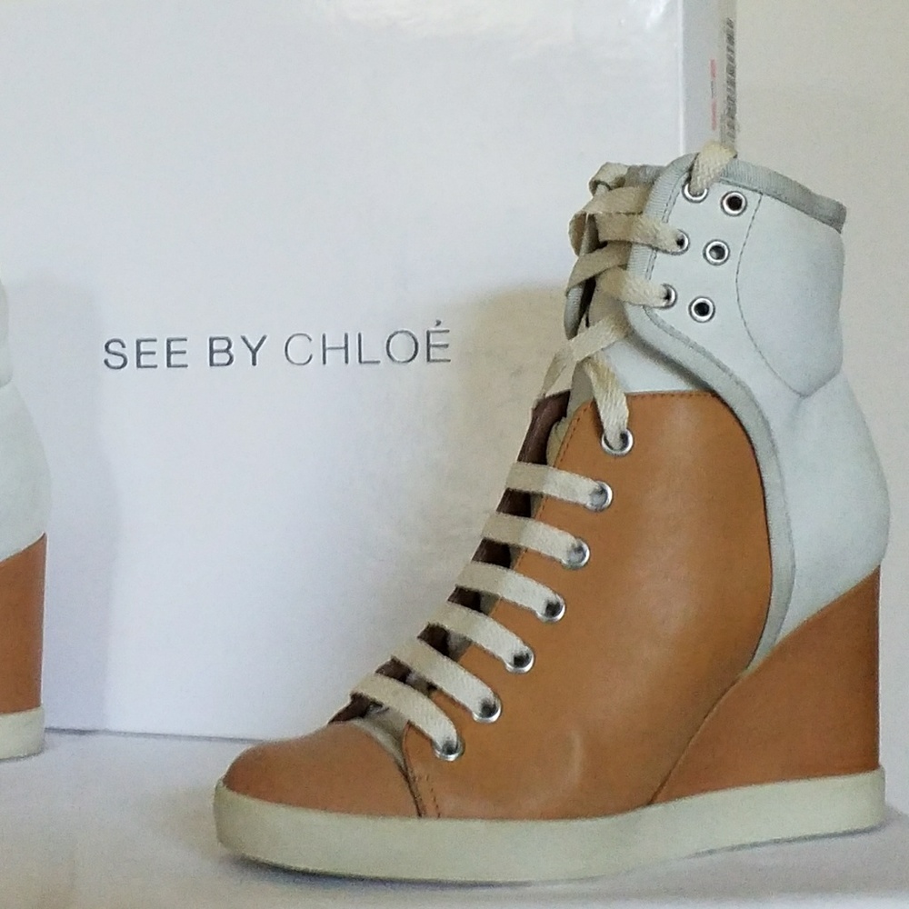 !!!FINAL MARKDOWN!!!! See by Chloe wedge sneaker