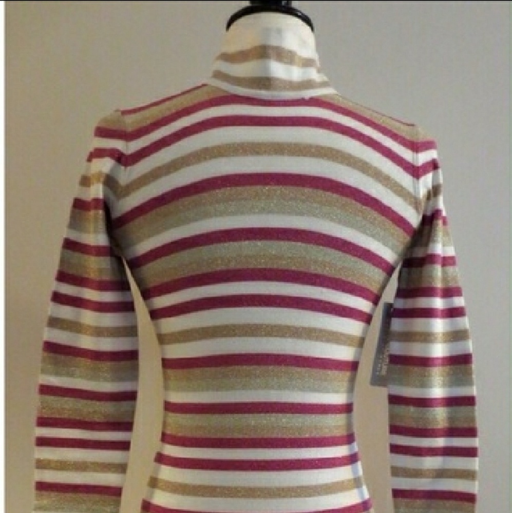 WOW couture striped mini dress