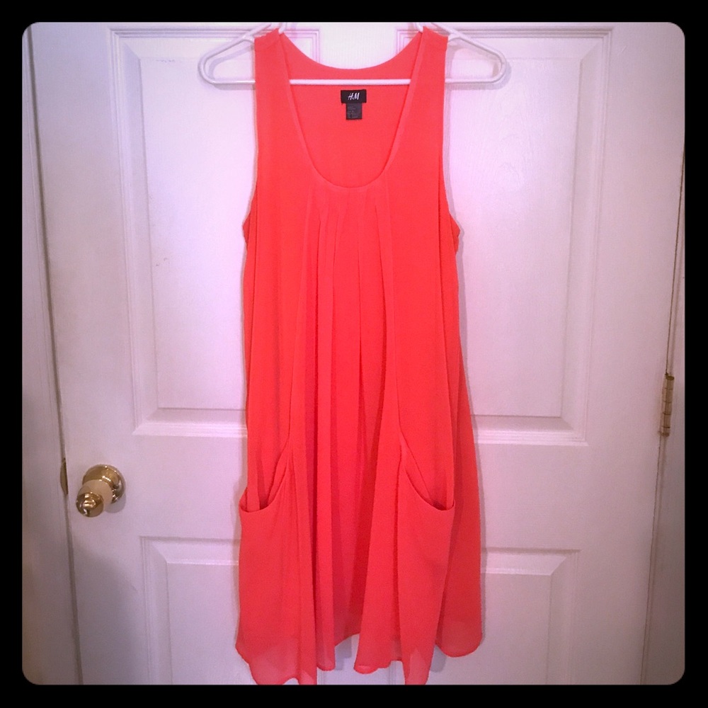 Coral dress