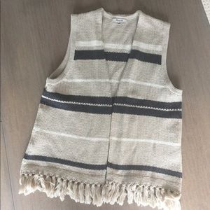 Madewell - cotton sweater vest.