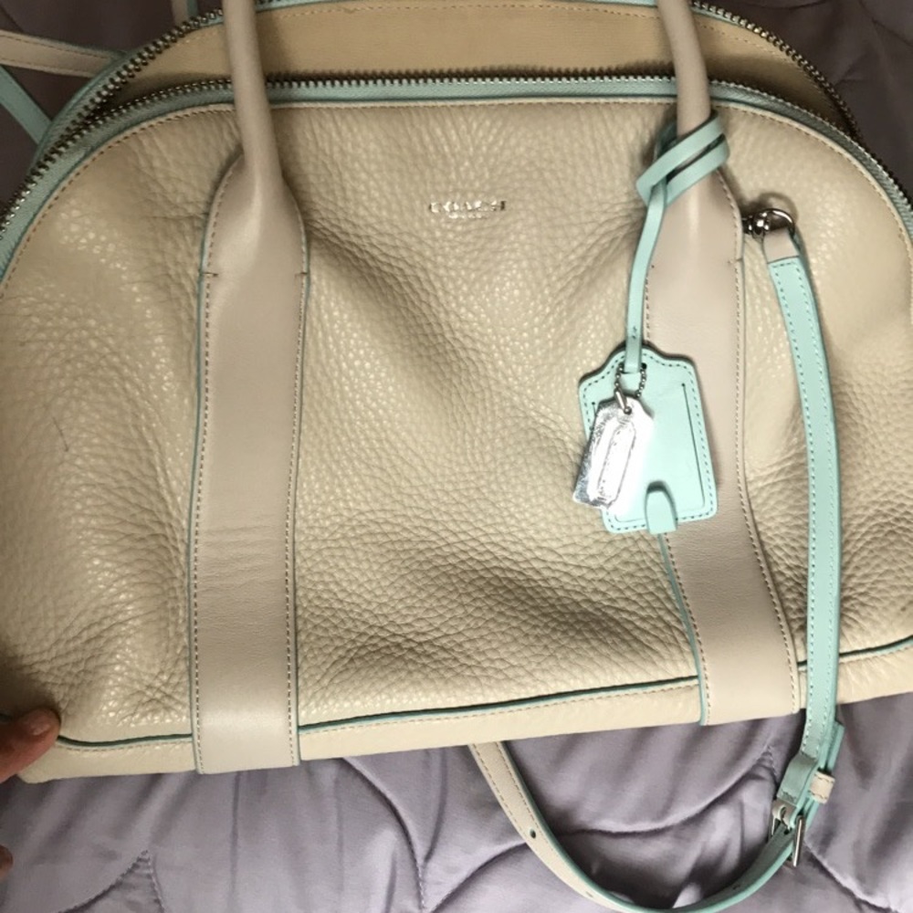 Coach leather purse