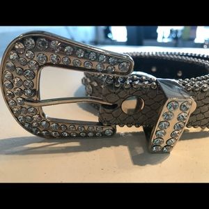 Western bling belt