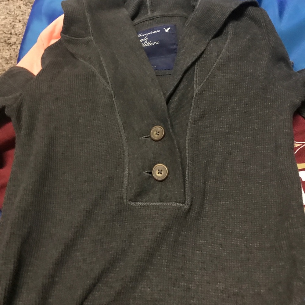Gray sweater