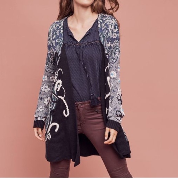 Anthropologie Fuzzy Cardigan - Picture 2 of 6