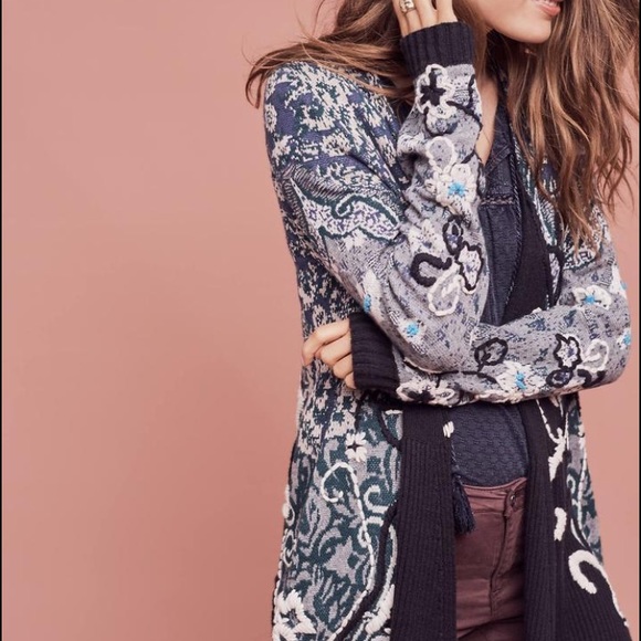 Anthropologie Fuzzy Cardigan - Picture 4 of 6