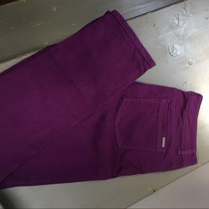 WHBM Purple slim leg jeans
