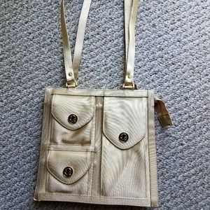 New Nima Gold Shoulder Purse