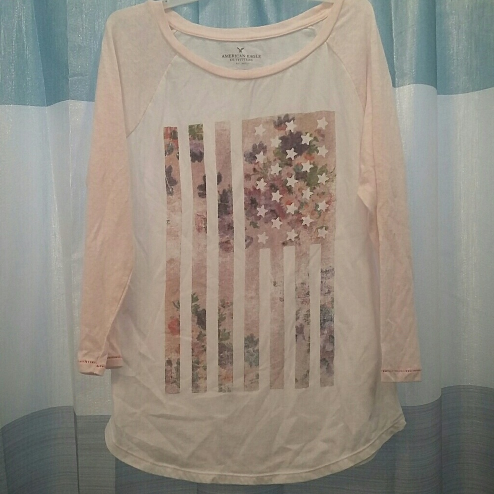 American Eagle Outfitters sheer long sleeve