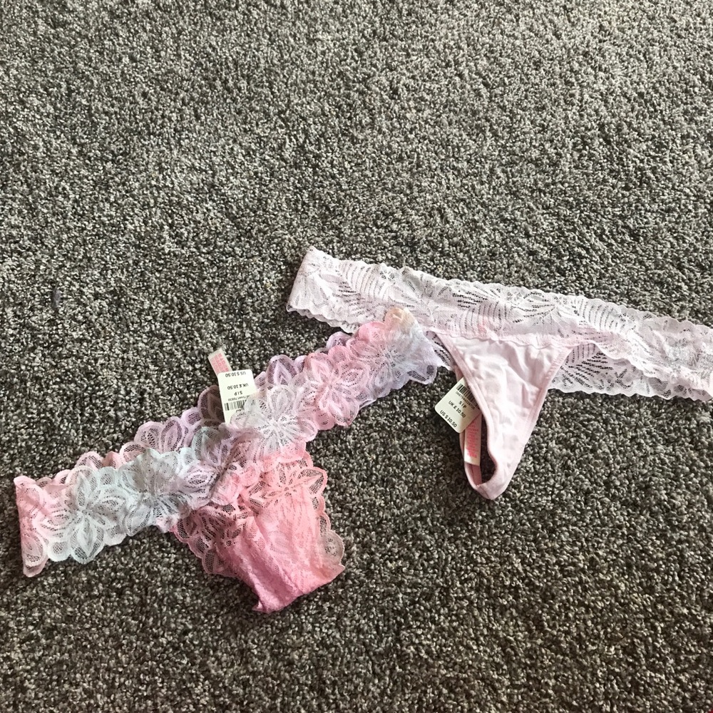 Pink Victoria's Secret Thong