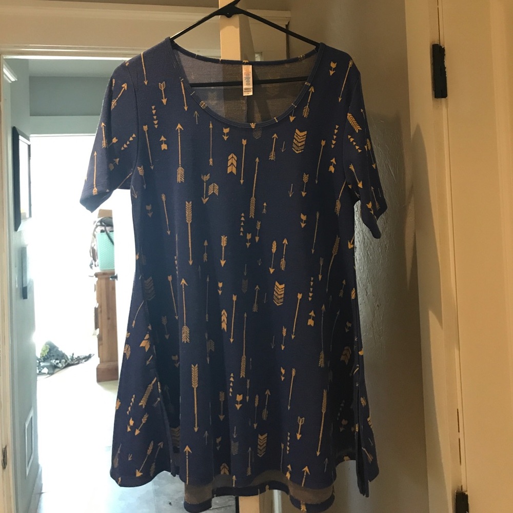 Lula toe classic tee with arrows