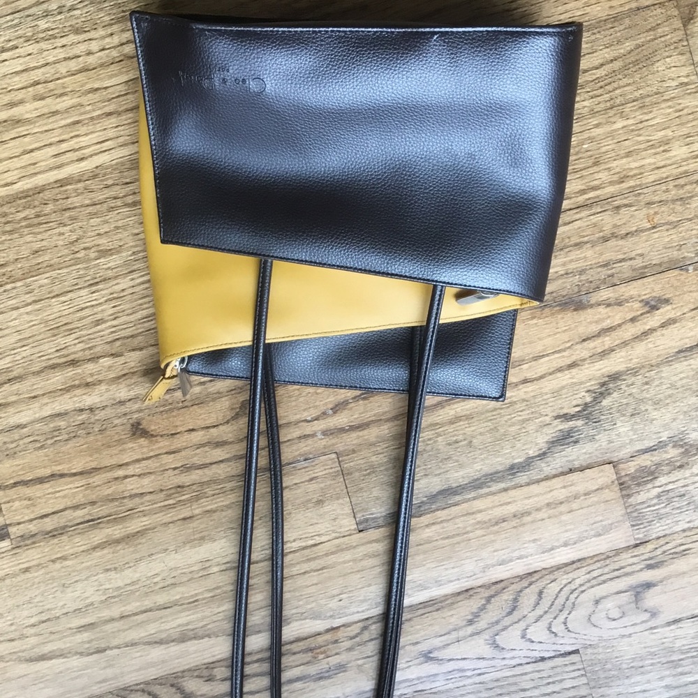 Cleo and Patek zig zag shoulder bag leather