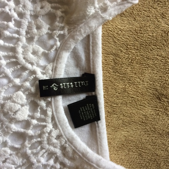 White Halter Crop Top - Picture 3 of 3