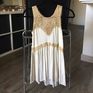 Free People Beaded Top
