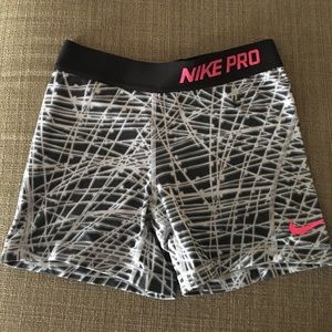 Girls Nike pro shorts