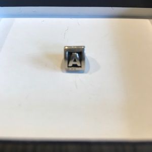 Discontinued “A” pandora charm