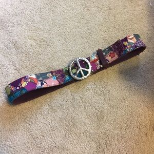 Lucky brand peace sign belt 32" Lucky brand peace sign belt 32"