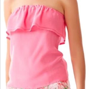 Lilly Pulitzer NWT Ginny Top 100% silk size small