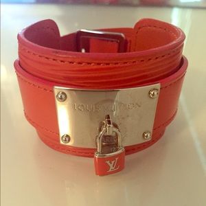 Louis Vuitton padlock cuff bracelet Louis Vuitton padlock cuff bracelet