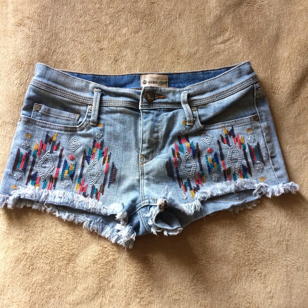 Roxy Denim Short Shorts