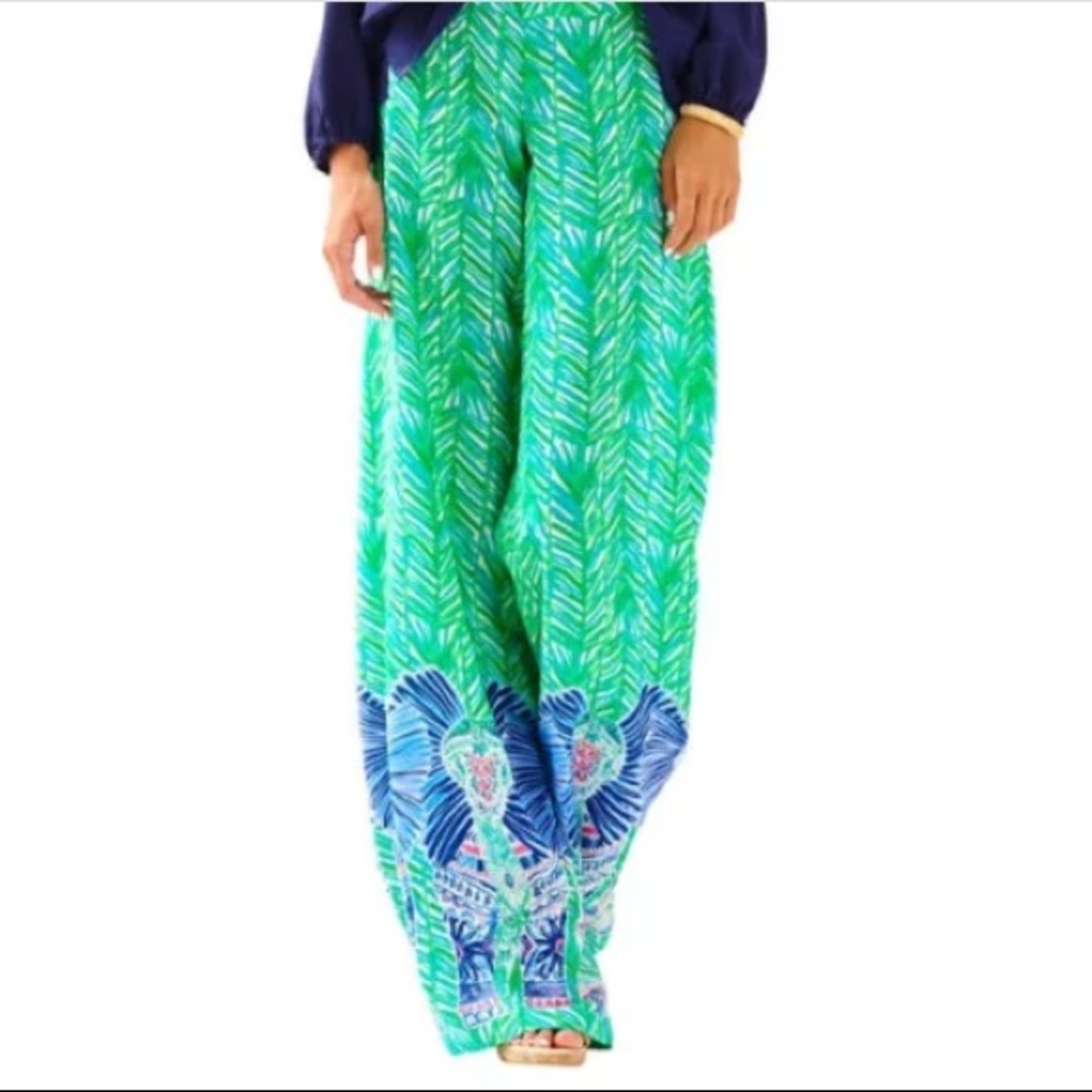 Lilly Pulitzer Lolani Silk Palazzo Pants