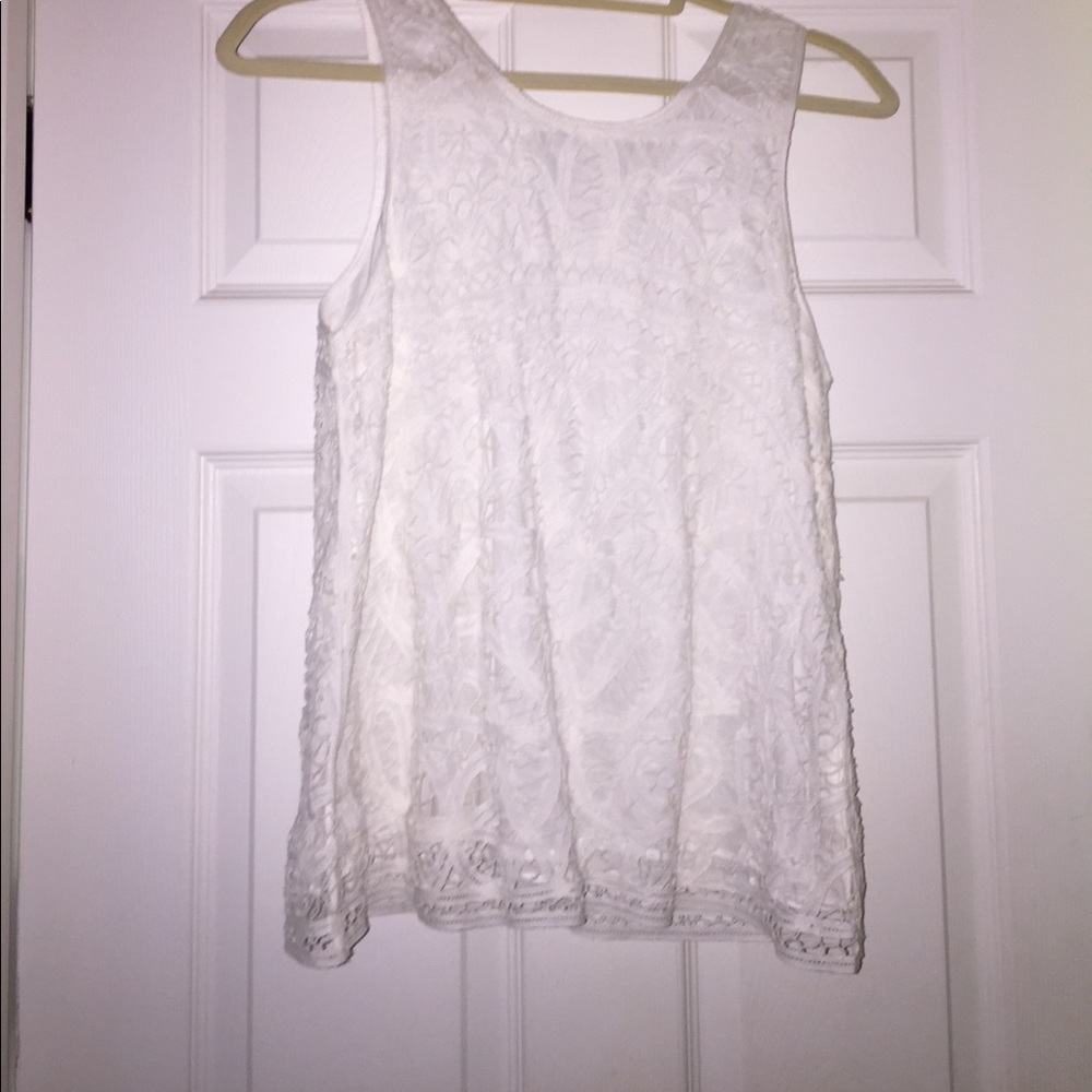 Joie battenberg lace tank bnwt xs