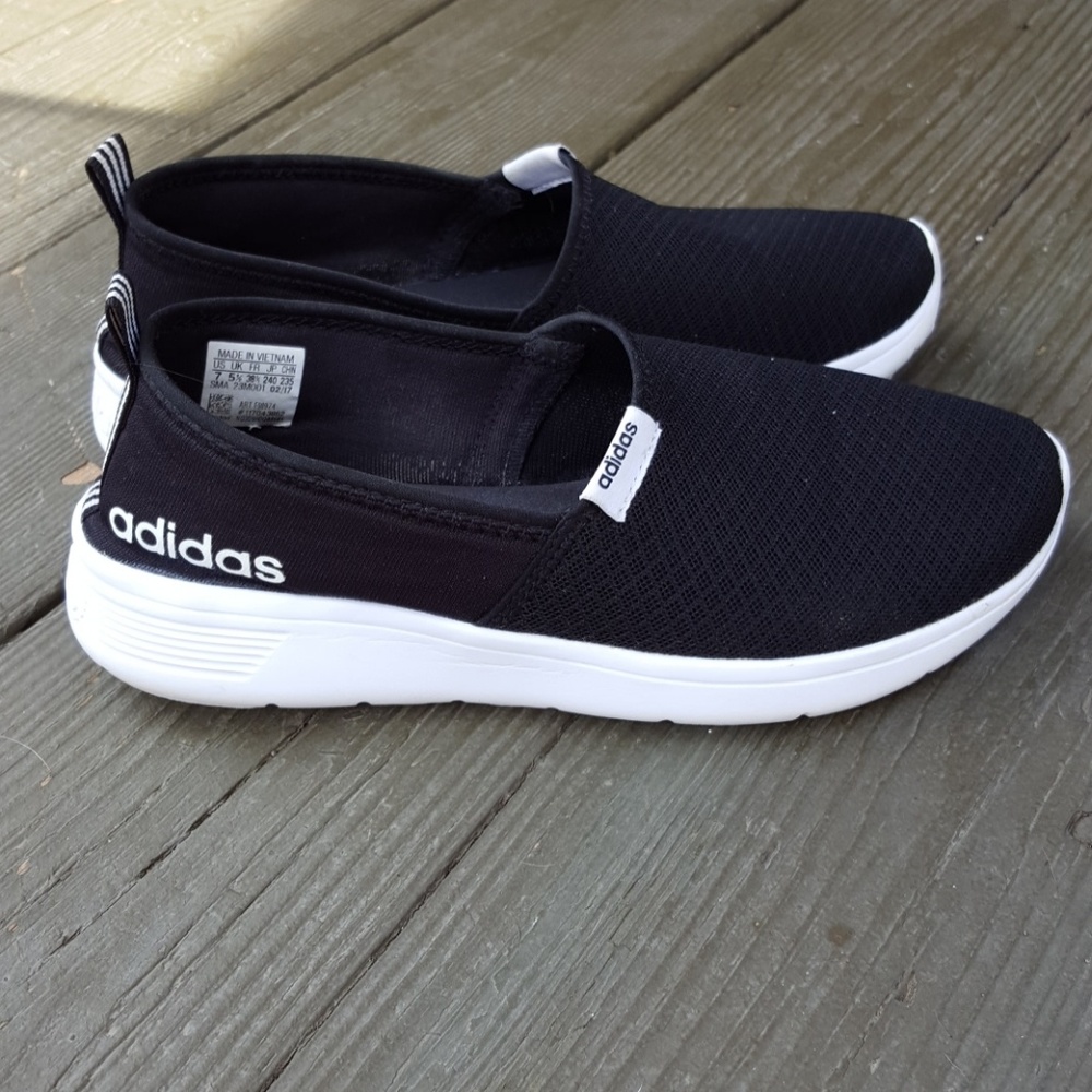 Adidas black memory foam shoes