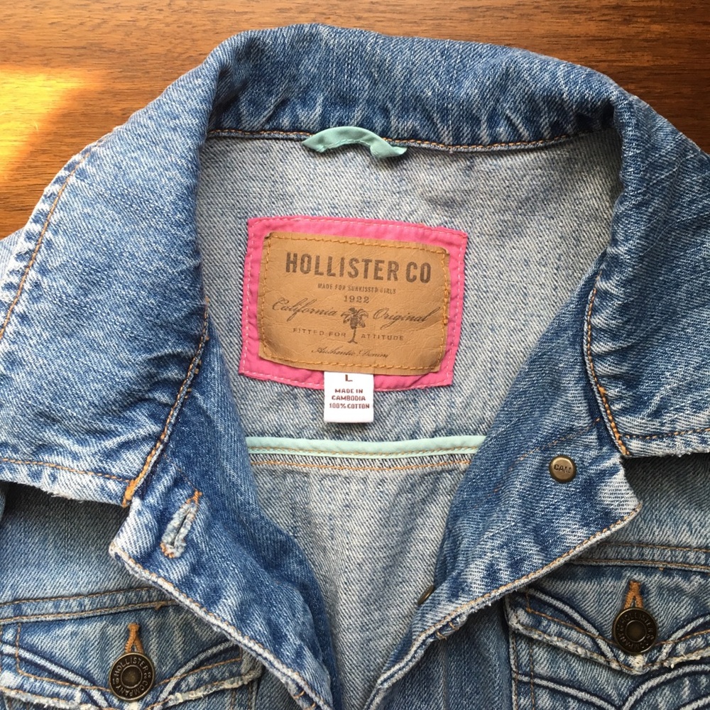 🎉HP🎉 Girl's Hollister Jean Jacket