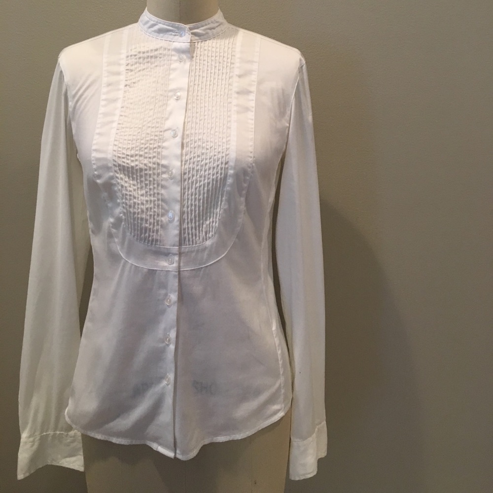 Mossimo White Button Up Shirt
