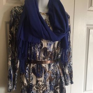 Rafaella Studio Embellished Neckline Top, Size Med