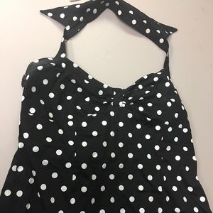 Deadly Dames halter top Pinup Girl Clothing