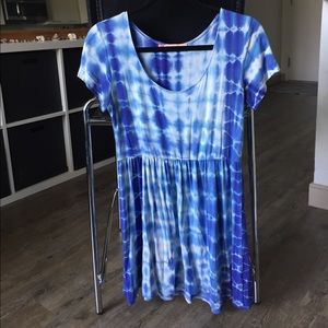 Blue Beachy T-Shirt Dress