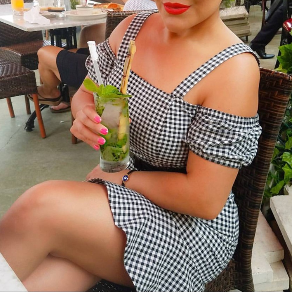 H&M gingham dress worn once.