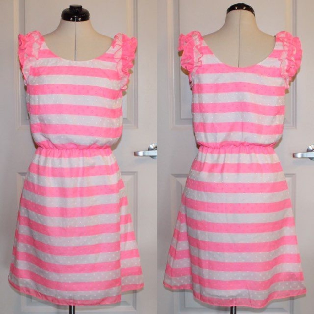 NWOT Lilly Pulitzer Neon Pink Dana Dress