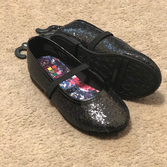 Shoes Brand Newblack Pair Of Little Girl Sparkly Shoes Poshmark