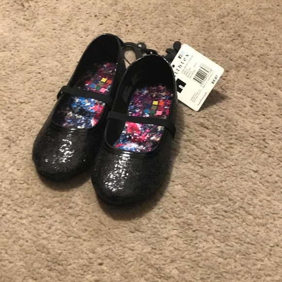 Shoes Brand Newblack Pair Of Little Girl Sparkly Shoes Poshmark