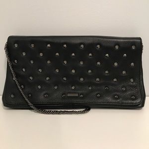 Guess genuine leather clutch/shoulder bag