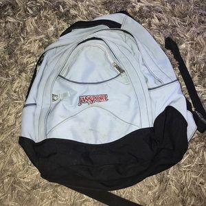 Baby Blue Jansport Backpack