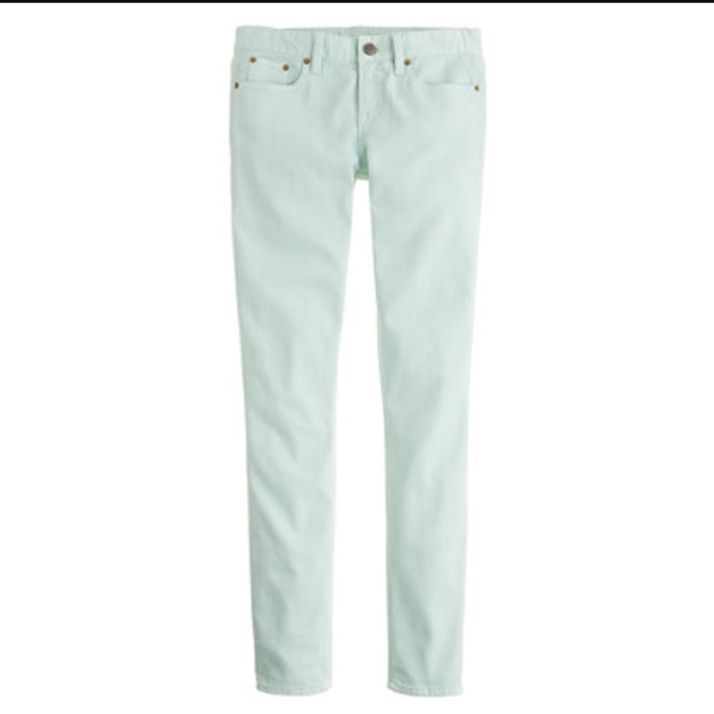 J. Crew Garment Dyed Toothpick Jeans