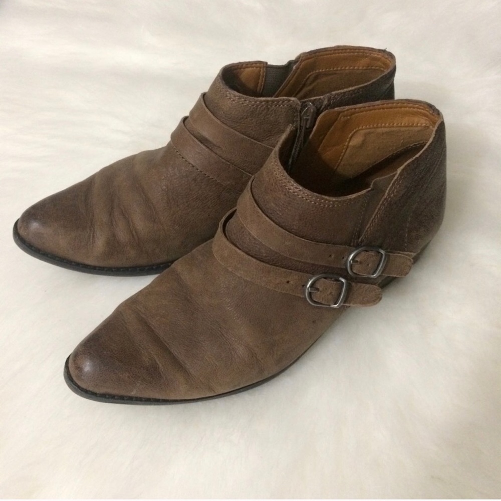 LUCKY BRAND "Jofeen" Leather Booties