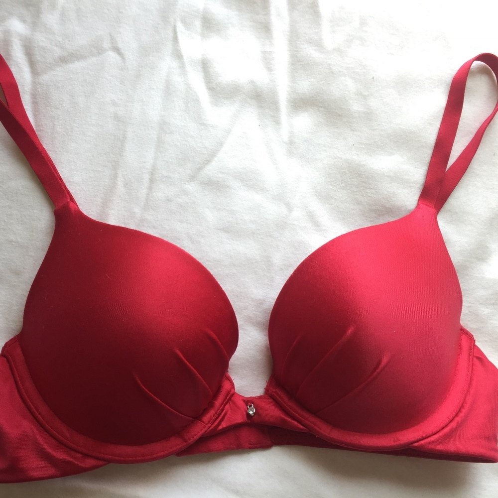 Red Push-Up Bra