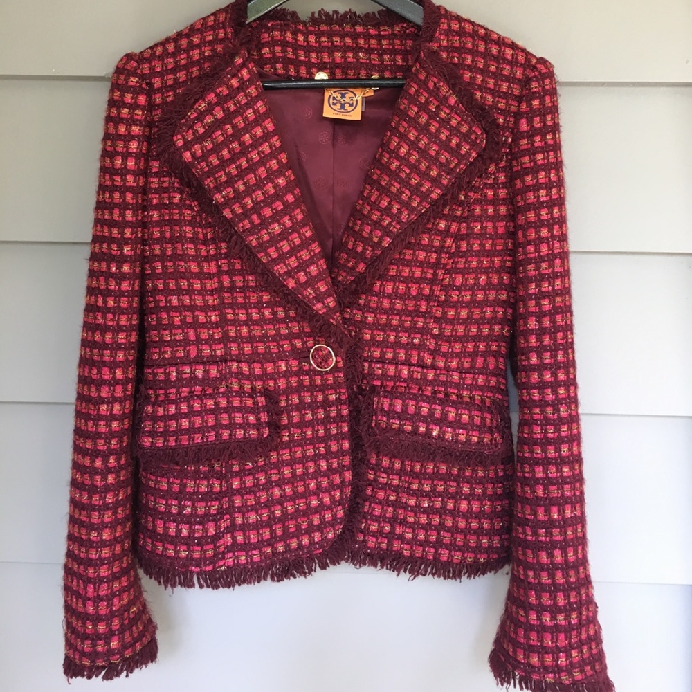 Tory Burch Tweed Blazer