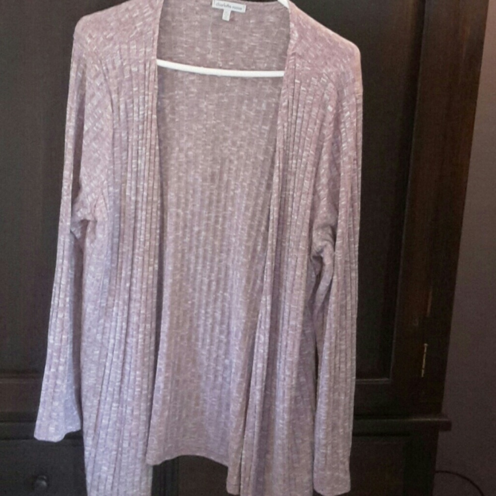 Mauve Charlotte Russe cardigan