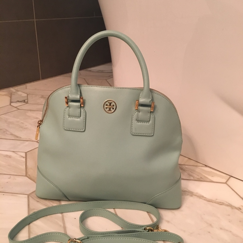Tory Burch Saffino leather handbag