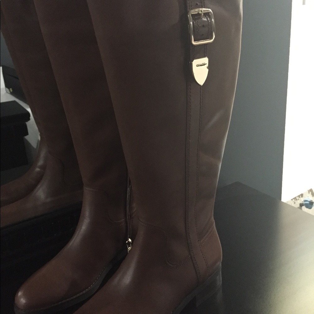 New in Box Coach Riding Leather Boots